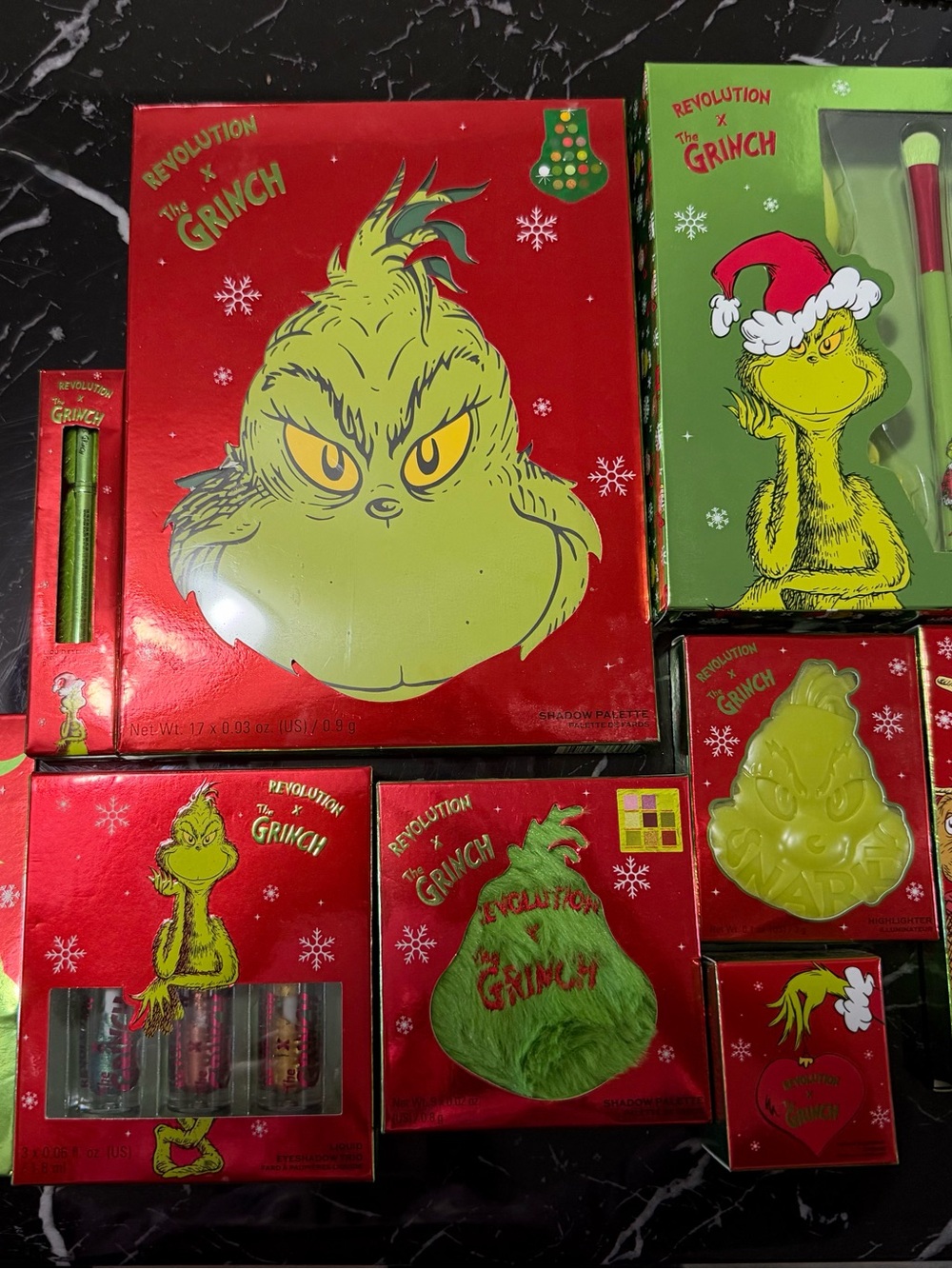 Revolution x The Grinch Holiday Makeup Collection